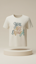 Hand-Lettered Graphic Shirt with Affirmation