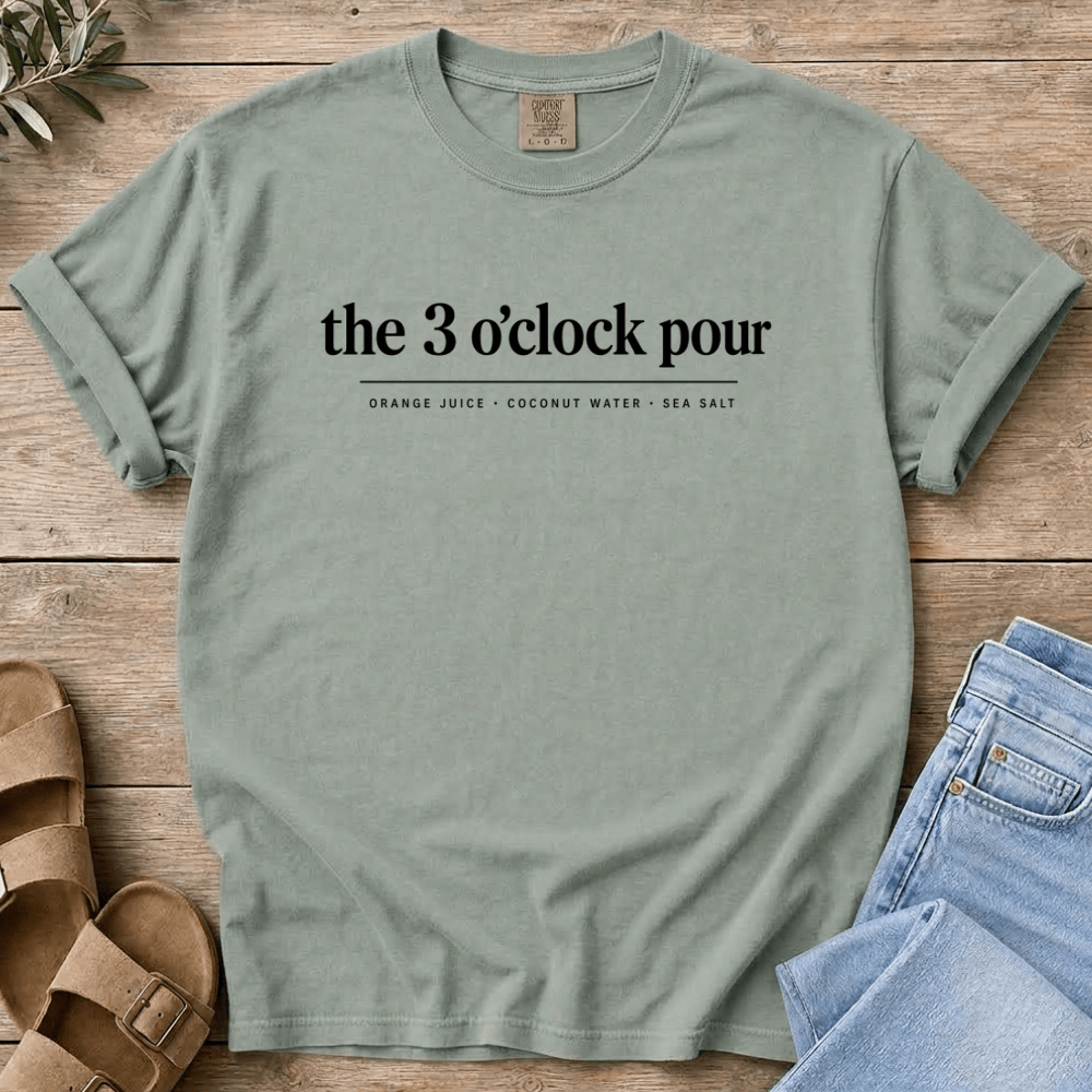 Nourish with Britt T-Shirt 3 O'Clock Pour T-Shirt 3 O'Clock Pour T-Shirt | Adrenal Cocktail Tee
