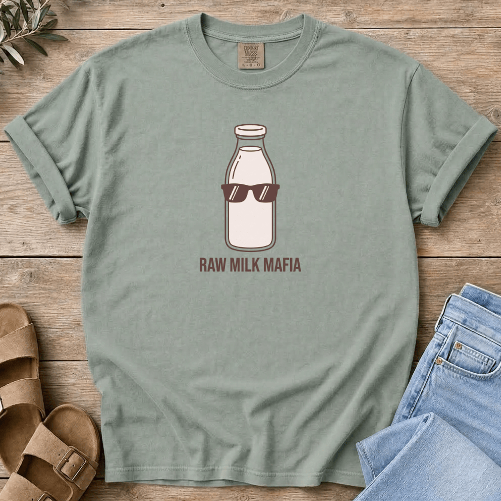 Nourish with Britt T-Shirt Raw Milk Mafia T-Shirt Raw Milk Mafia T-Shirt | Raw Milk Tee