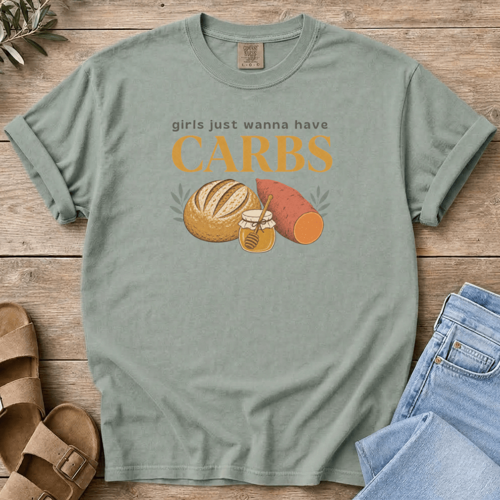 Nourish with Britt T-Shirt Wanna Have Carbs T-Shirt Wanna Have Carbs T-Shirt