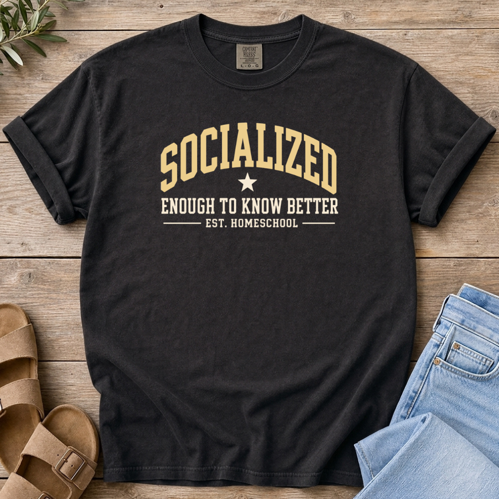 Socialized Enough T-shirt