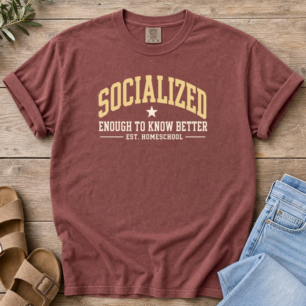 Socialized Enough T-shirt