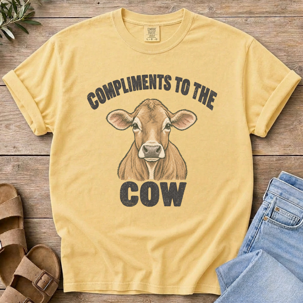 Compliments Cow T-Shirt