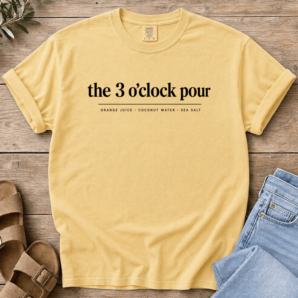 Nourish with Britt T-Shirt 3 O'Clock Pour T-Shirt 3 O'Clock Pour T-Shirt | Adrenal Cocktail Tee