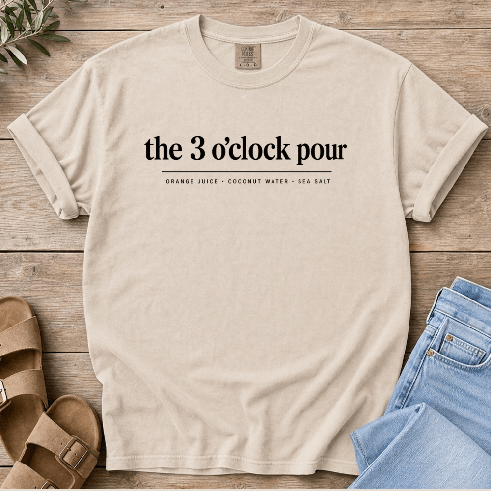 Nourish with Britt T-Shirt 3 O'Clock Pour T-Shirt 3 O'Clock Pour T-Shirt | Adrenal Cocktail Tee