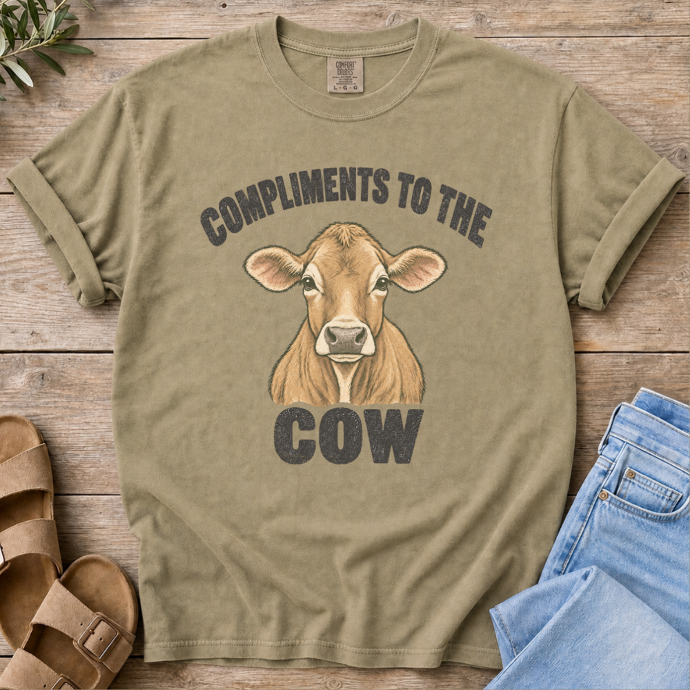 Compliments Cow T-Shirt