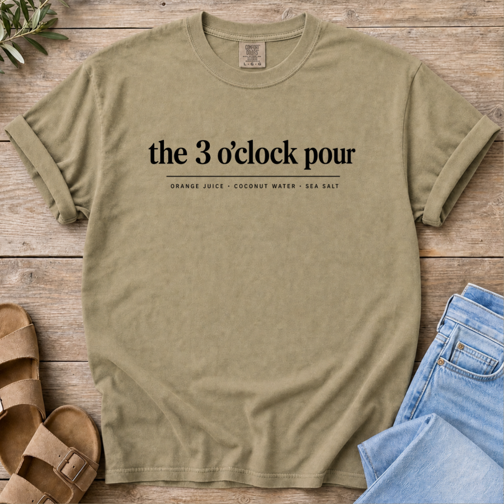 3 O'Clock Pour T-Shirt