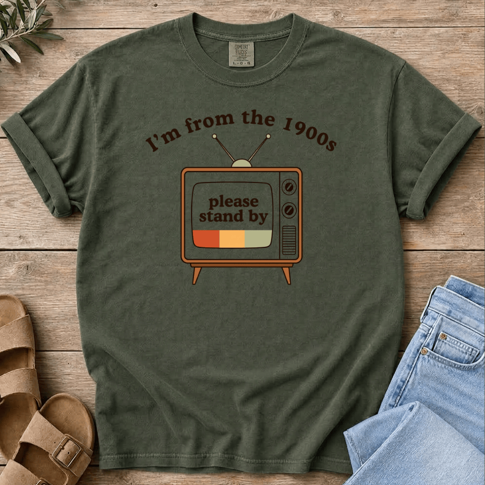 Nourish with Britt T-Shirt From the 1900s T-Shirt I'm From the 1900s T-Shirt | Funny Millennial Nostalgia Shirt: I'm From the 1900s