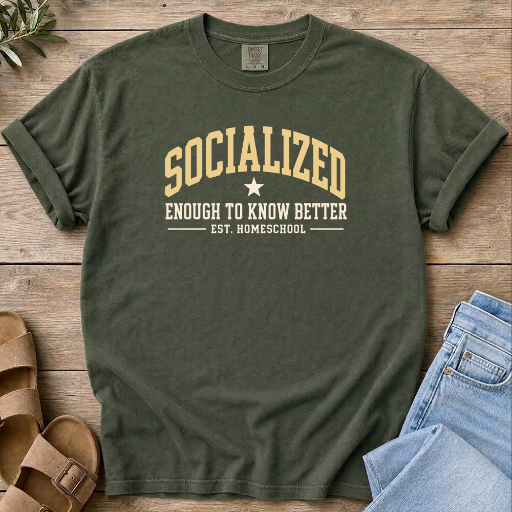 Socialized Enough T-shirt