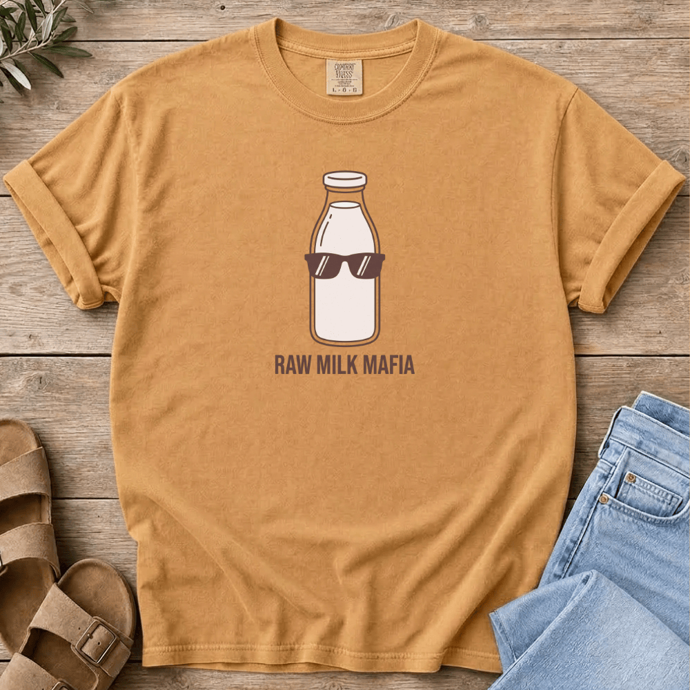 Nourish with Britt T-Shirt Raw Milk Mafia T-Shirt Raw Milk Mafia T-Shirt | Raw Milk Tee