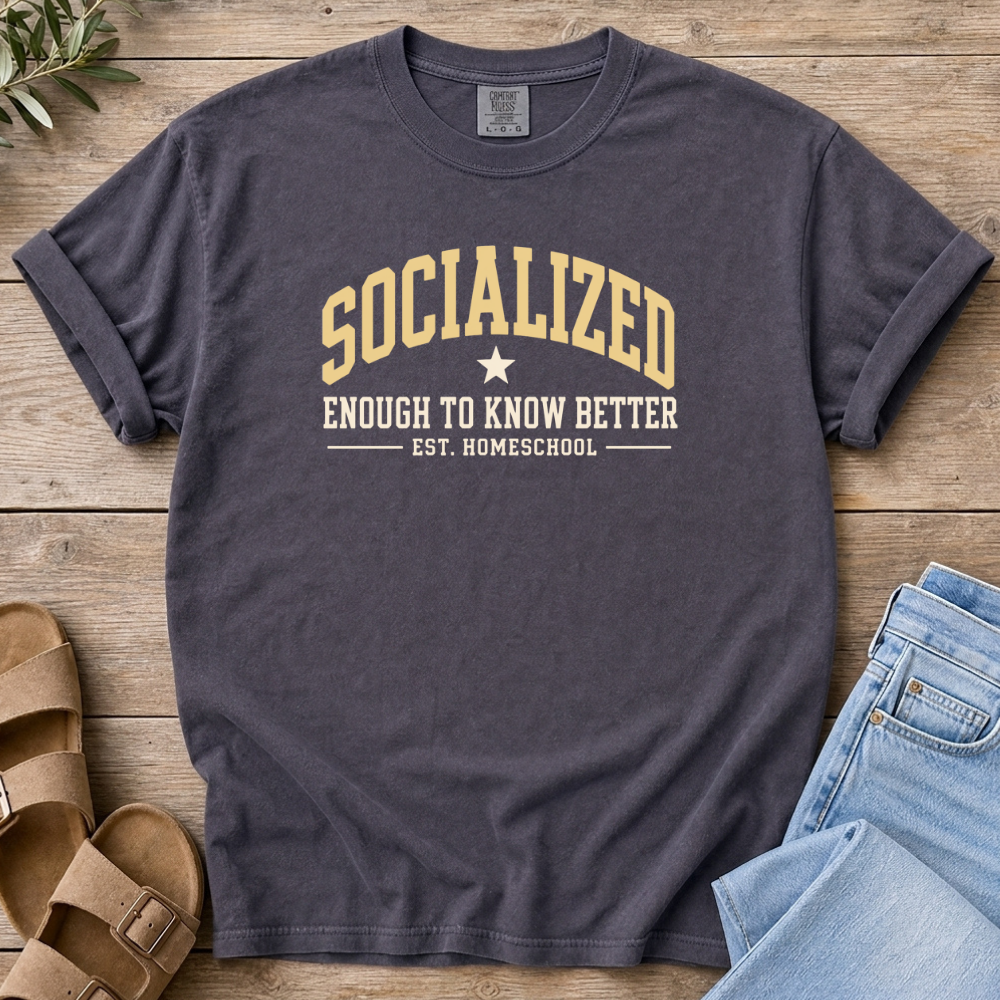 Socialized Enough T-shirt