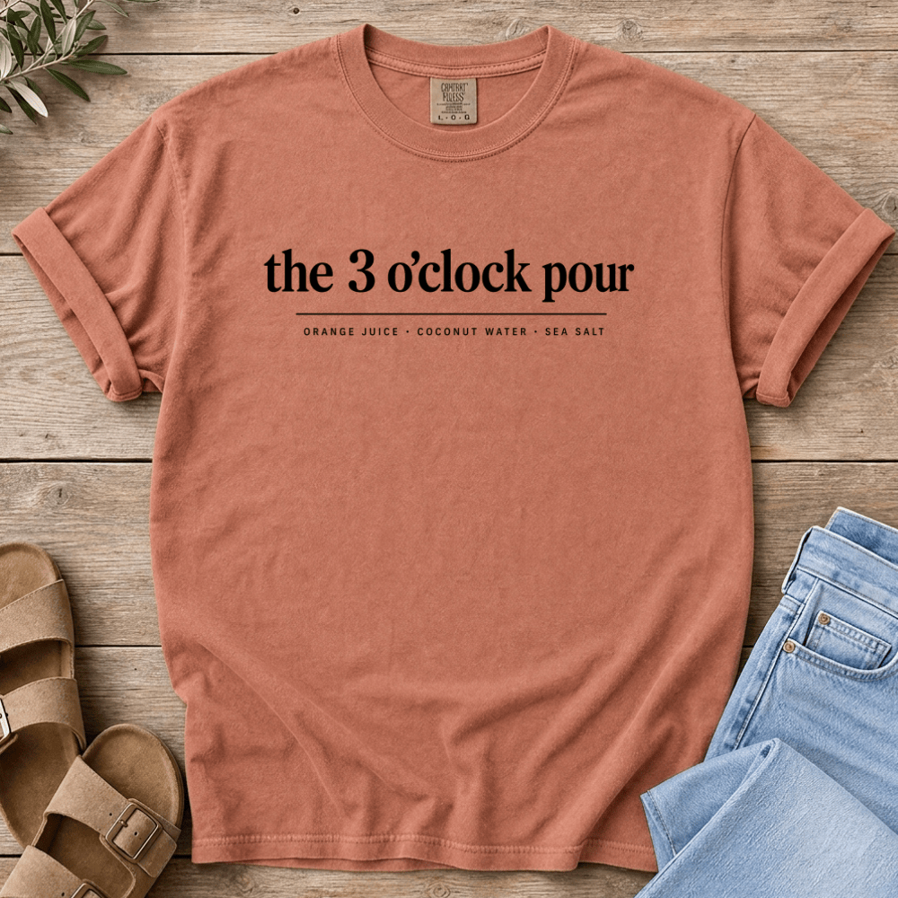 Nourish with Britt T-Shirt 3 O'Clock Pour T-Shirt 3 O'Clock Pour T-Shirt | Adrenal Cocktail Tee