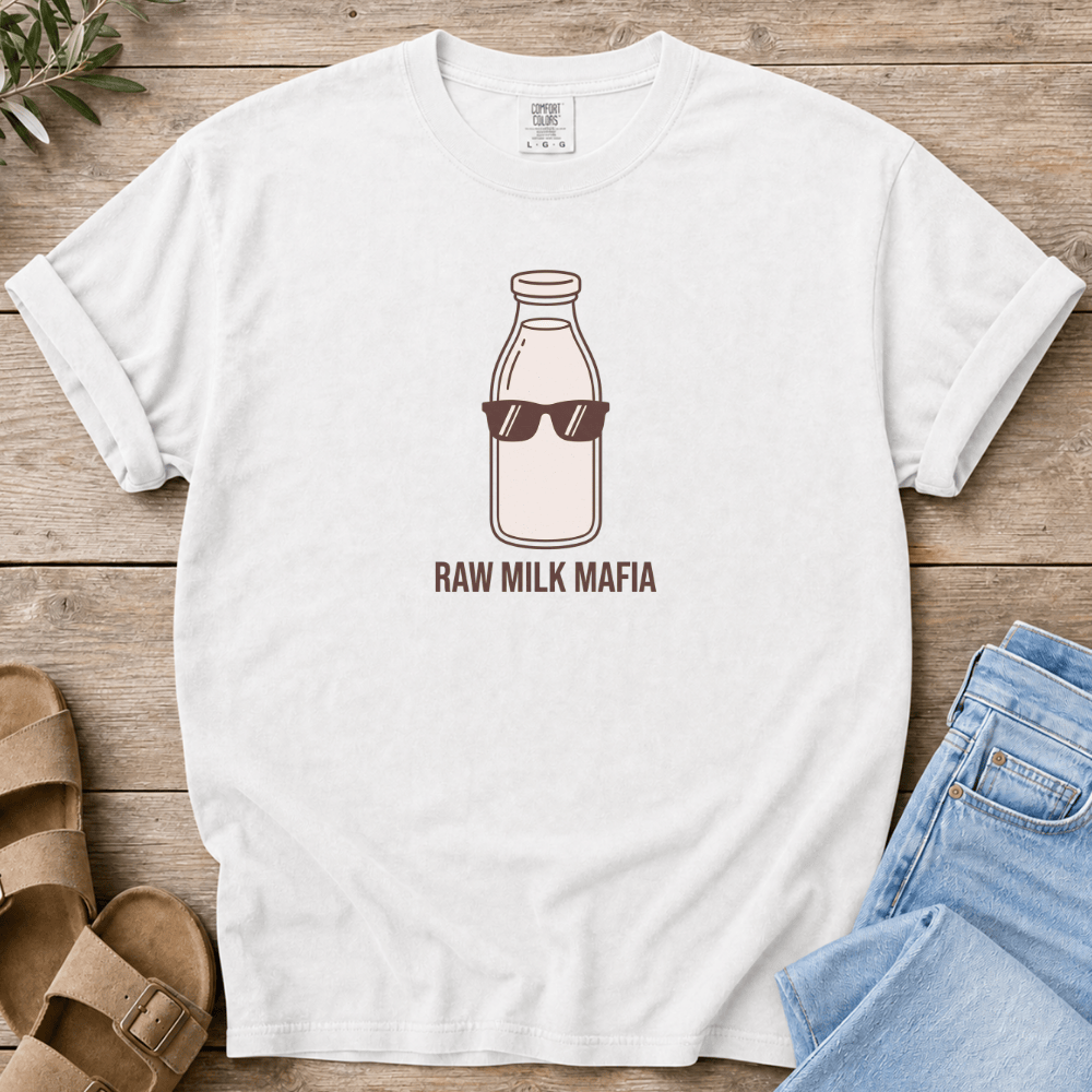 Nourish with Britt T-Shirt Raw Milk Mafia T-Shirt Raw Milk Mafia T-Shirt | Raw Milk Tee