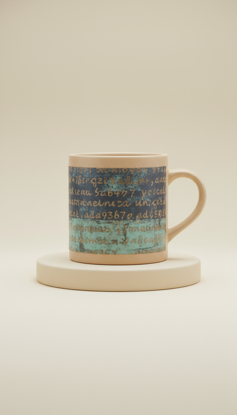 Scripture Ceramic Mug with Matte Glaze